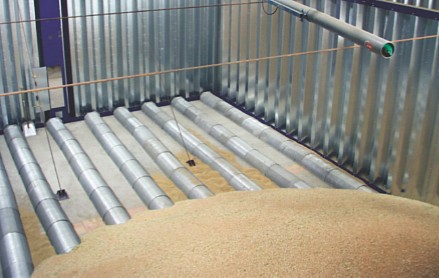 Perforation from RMIG used for floor drying