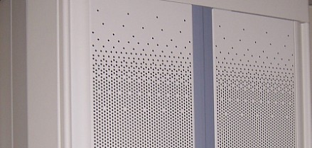 Perforated sheets used in electro cabinets 